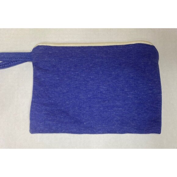 Ketchikan Alaska The Great Land Embroidered Bag Blue Soft Make up bag - Picture 3 of 4